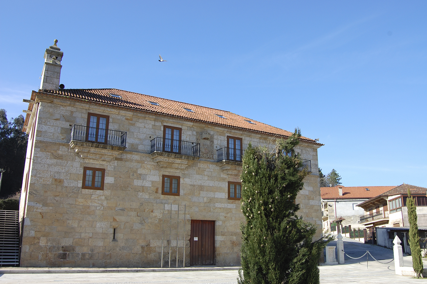 Conxunto Pazo de Mos Cruceiro A Rua 1