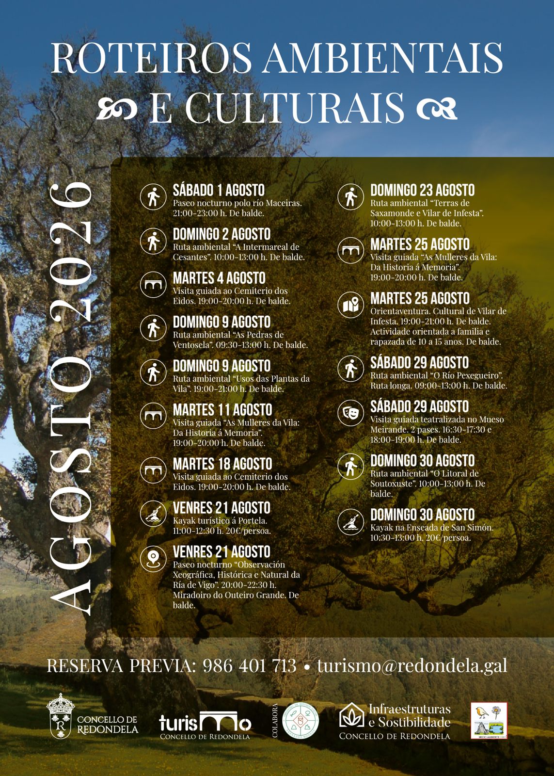 Roteiros ambientais e culturais