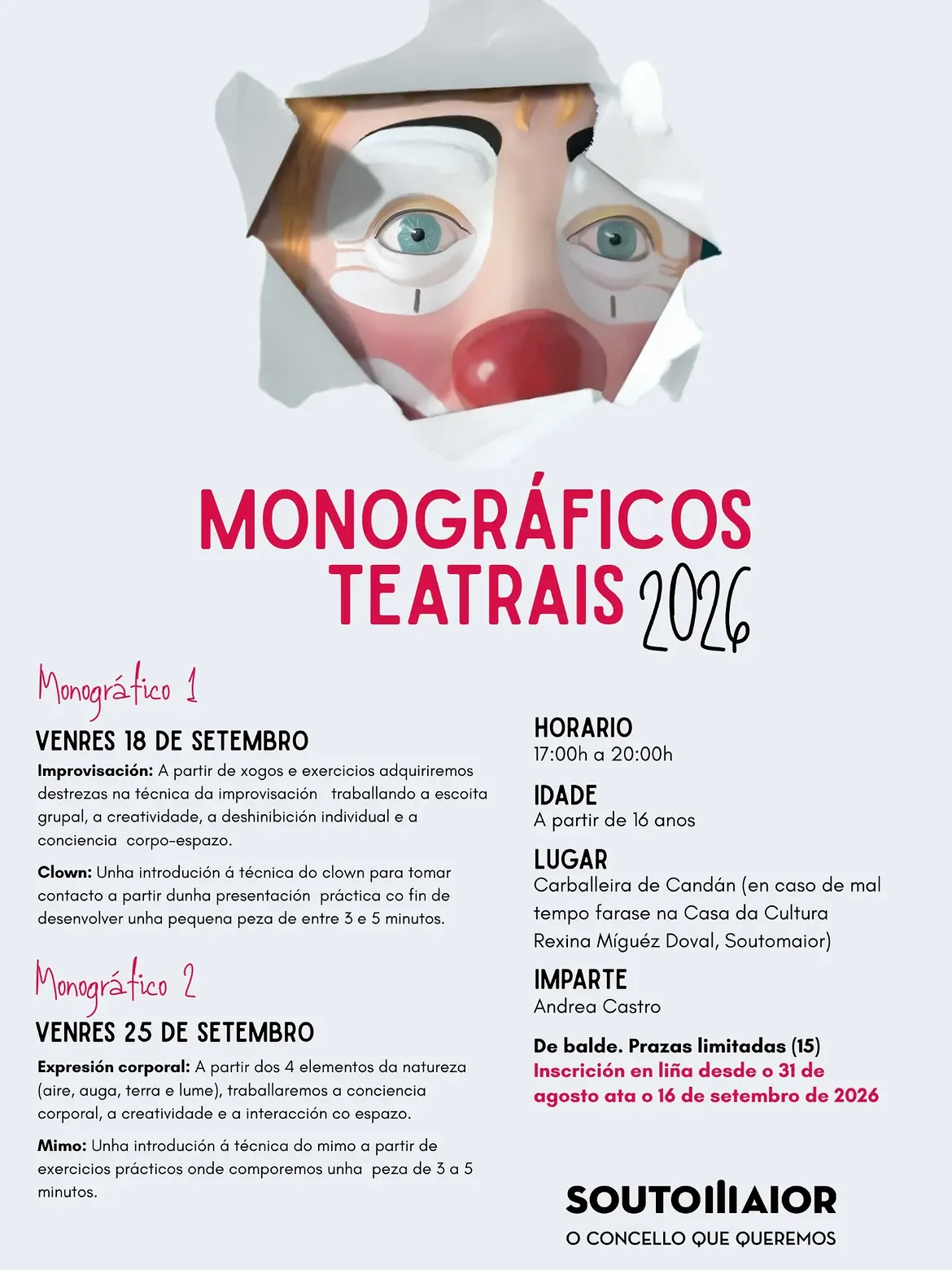 nográficos Teatrais en Soutomaior