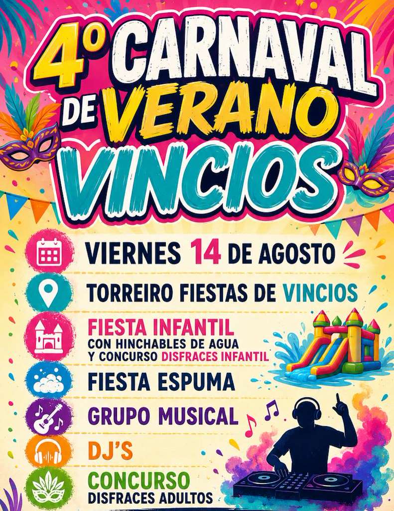 IV Carnaval de Verán en Vincios