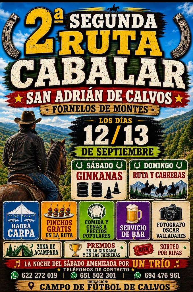 2ª Ruta Cabalar de San adrián en Fornelos de Montes