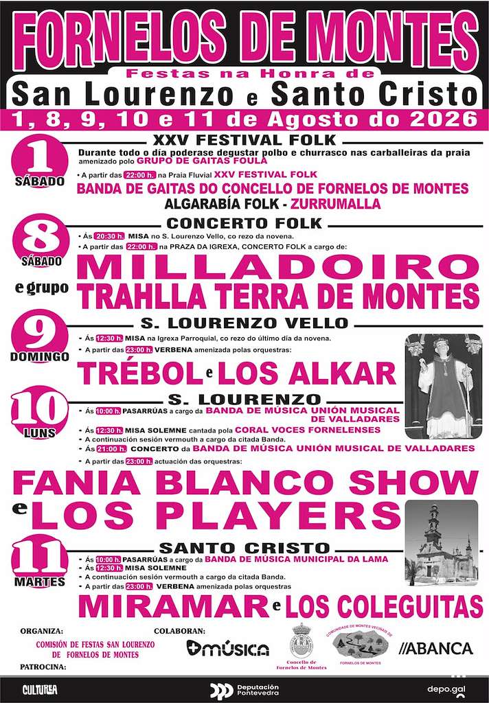 Festas de San Lourenzo e Santo Cristo en Fornelos