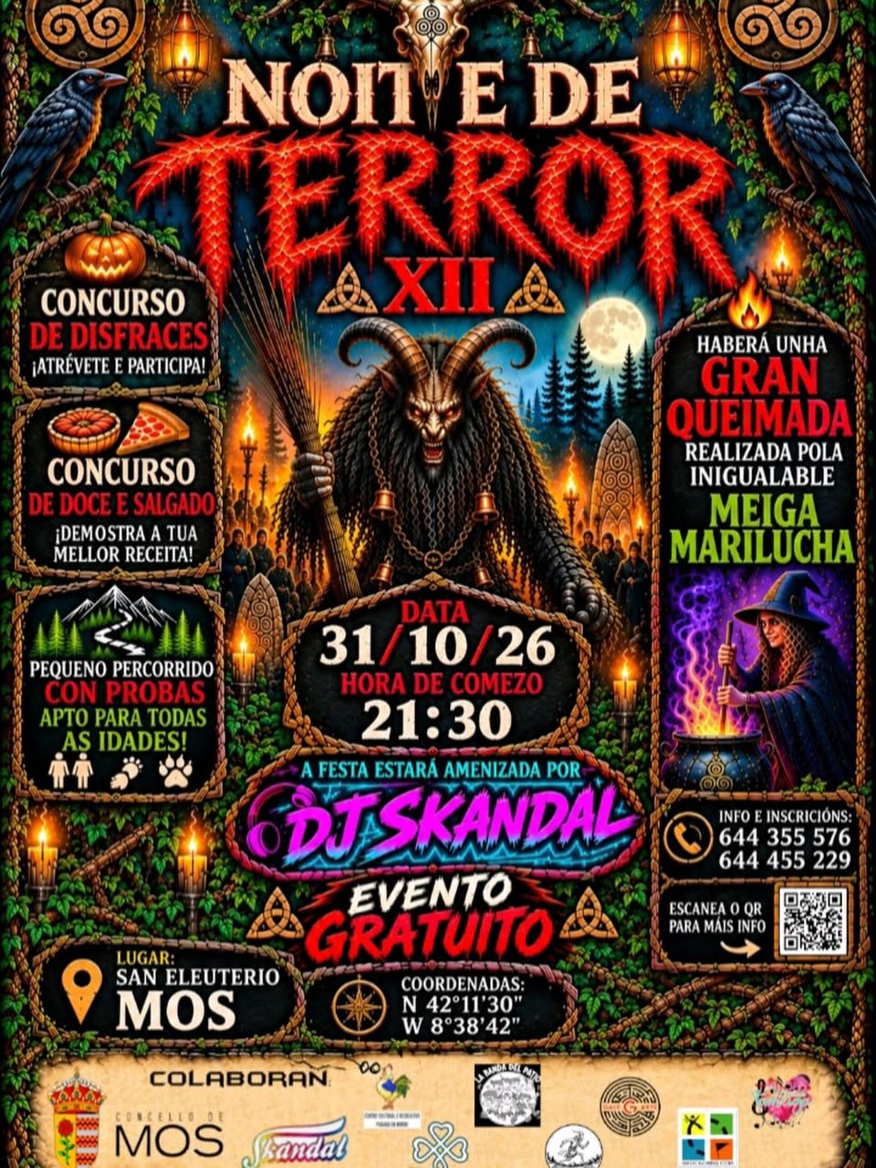 XII Noite de terror en Mos