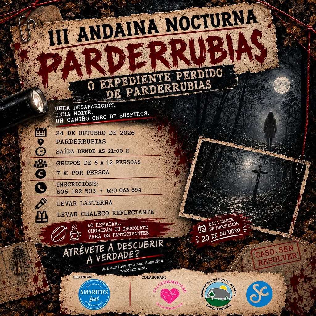 III Andaina Nocturna de Parderrubias en Salceda de Caselas