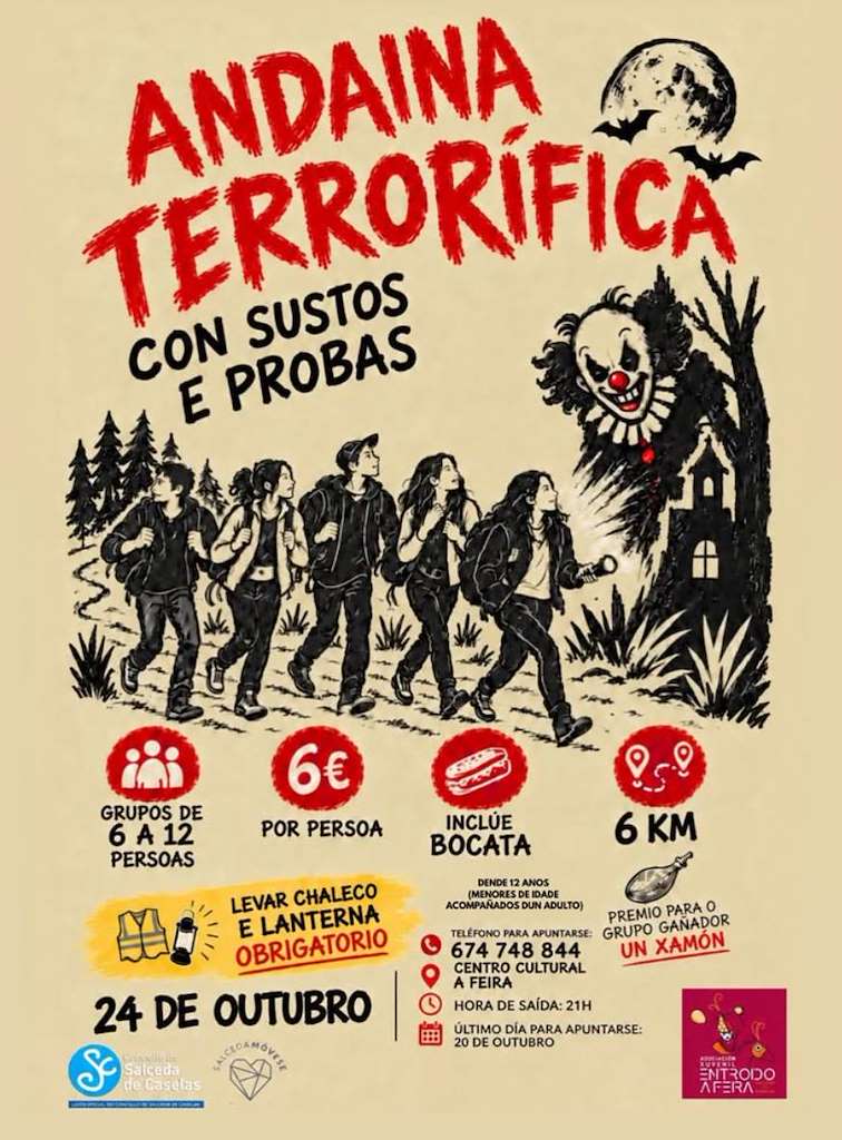 Andaina terrorífica en Salceda de Caselas